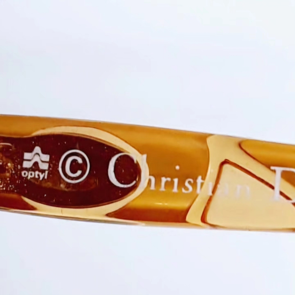 Christian Dior Optyl vintage 80's Frame RARE Amber made in Germany. - Picture 4 of 10